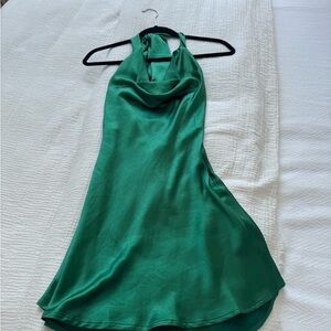 Hello Molly Green Halter Sundress